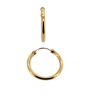 PENDIENTES CRIOLLA UNISEX ORO 18 KTES. 2                                                            