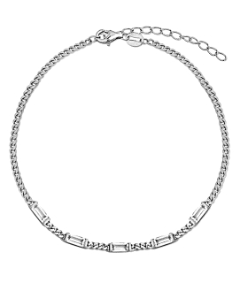 PULSERA MUJER PLATA 1ª LEY 16 + 4 CM.                                                               