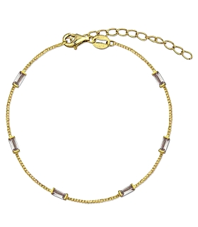 PULSERA MUJER PLATA 1ª LEY CHAPADA 15 +                                                             