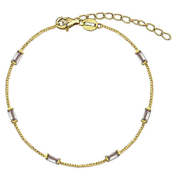 PULSERA MUJER PLATA 1ª LEY CHAPADA 15 +                                                             