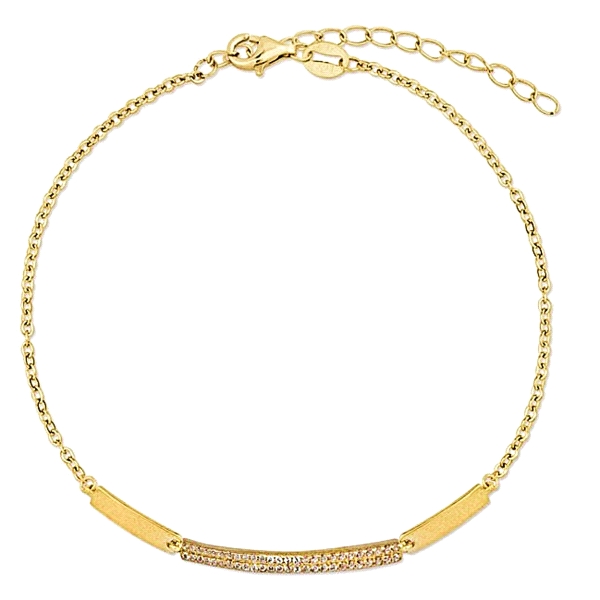 PULSERA MUJER PLATA 1ª LEY CHAPADA 16 +                                                             
