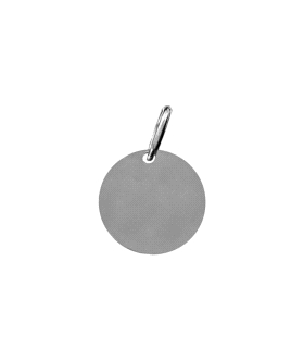 COLGANTE DISCO BRILLO PLATA 1ª LEY 18 MM                                                            