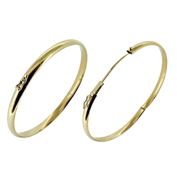 PULSERA RIGIDA ORO 18 KTES. MEDIA CAÑA 4                                                            