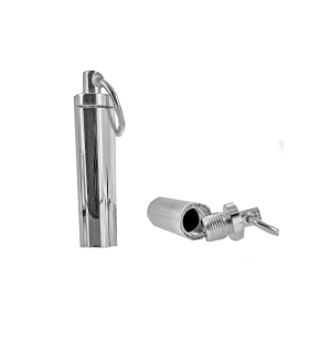 COLGANTE PORTA CENIZAS PLATA 1ª LEY 32 X 8 MM