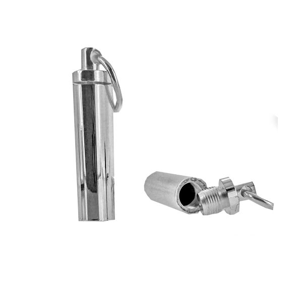 COLGANTE PORTA CENIZAS PLATA 1ª LEY 32 X 8 MM