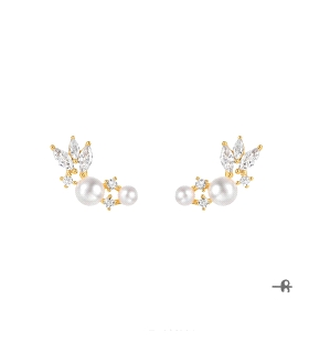 PENDIENTES PERLA PLATA 1ª LEY 15 X 6.50                                                             