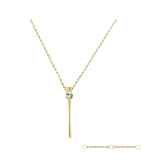 COLLAR PLATA 1ª LEY CHAPADA 42 + 2 CM.                                                              