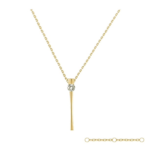 COLLAR PLATA 1ª LEY CHAPADA 42 + 2 CM.                                                              