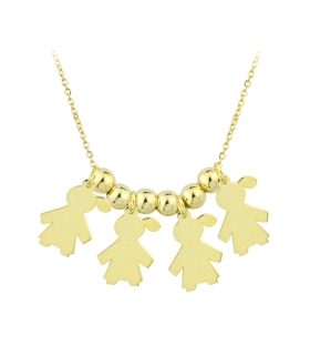 COLLAR NIÑA-NIÑA-NIÑA- NIÑA PLATA 1ª LEY