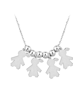 COLLAR NIÑA-NIÑA-NIÑA- NIÑA PLATA 1ª LEY
