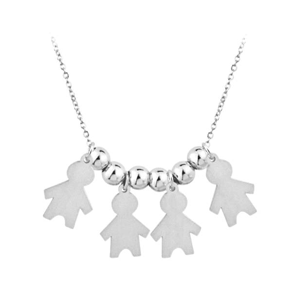 COLLAR NIÑO-NIÑO-NIÑO - NIÑO PLATA 1ª LE