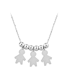 COLLAR NIÑO-NIÑO-NIÑO PLATA 1ª LEY 45 +