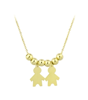 COLLAR  NIÑO-NIÑO PLATA 1ª LEY 42 + 4 CM