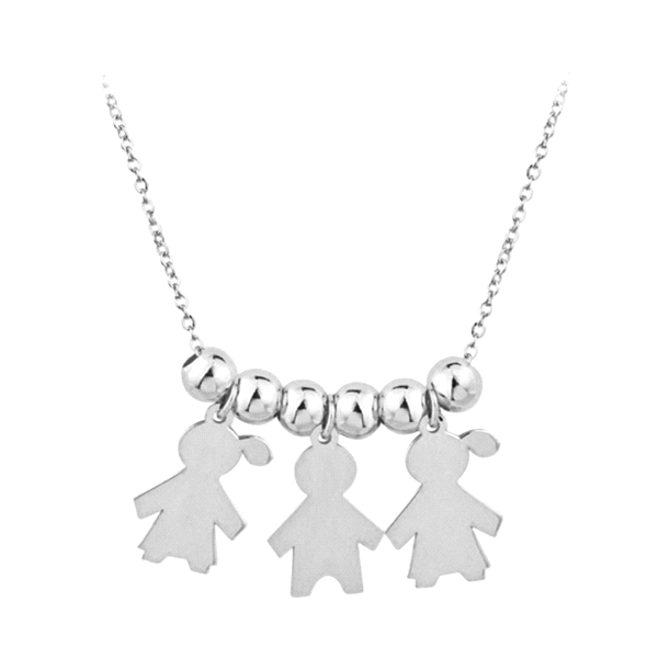 COLLAR NIÑA - NIÑO - NIÑA PLATA 1ª LEY 4