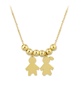 COLLAR NIÑO-NIÑA PLATA 1ª LEY CHAPADA  4                                                            