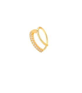 PENDIENTES EAR CUFF PLATA 1ª LEY 5 X 12                                                             