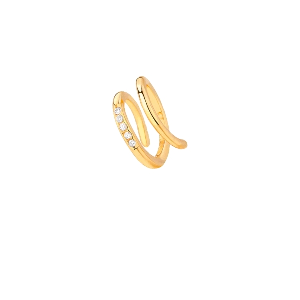 PENDIENTES EAR CUFF PLATA 1ª LEY 6 X 12                                                             
