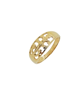 ANILLO CRUZ CARAVACA ORO 18 KTES. 7.50 M                                                            