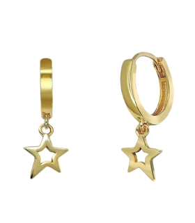 PENDIENTE AROS PLATA 1ª LEY CHAPADA 12                                                              