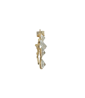 COLGANTE CRUZ CON CRISTO ORO 18 KTES. 20 MM.