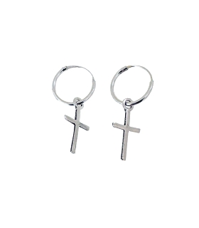 PENDIENTES CRIOLLA UNISEX PLATA 1ª LEY 1                                                            