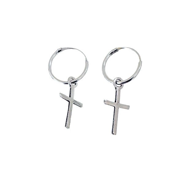 PENDIENTES CRIOLLA UNISEX PLATA 1ª LEY 1                                                            