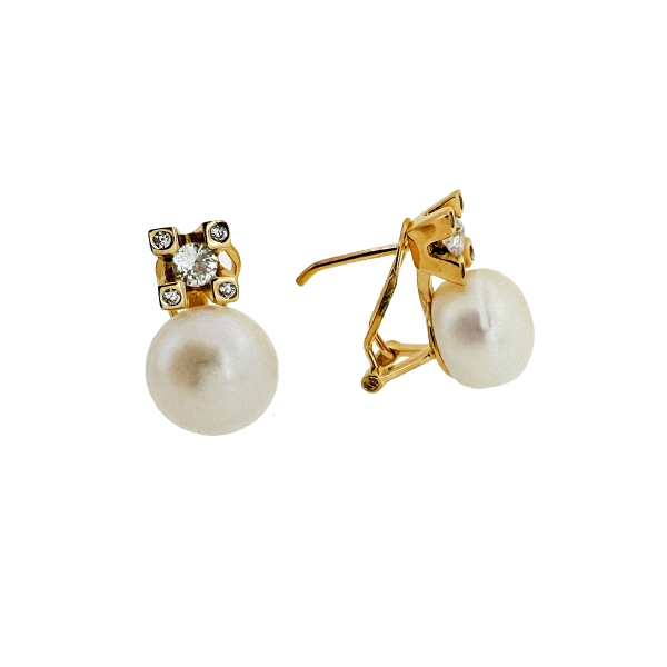 PENDIENTES PERLA TU Y YO PLATA 1ª LEY CH                                                            