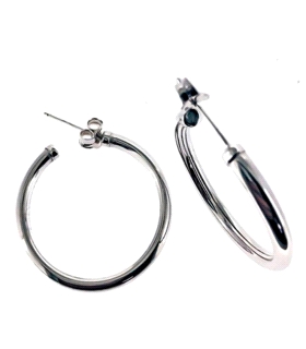 PENDIENTES CRIOLLAS PLATA 1ª LEY  3 X 44                                                            