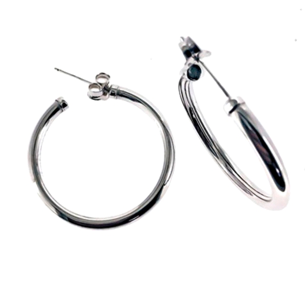 PENDIENTES CRIOLLAS PLATA 1ª LEY 3 X 40