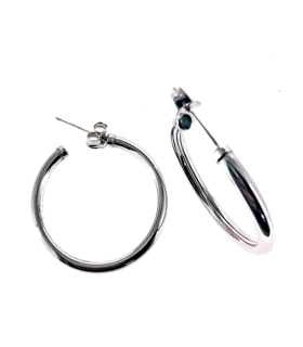 PENDIENTES CRIOLLAS PLATA 1ª LEY 3 X 32