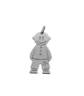 COLGANTE NIÑO PLATA 1ª LEY 29 X 15 MM.                                                              