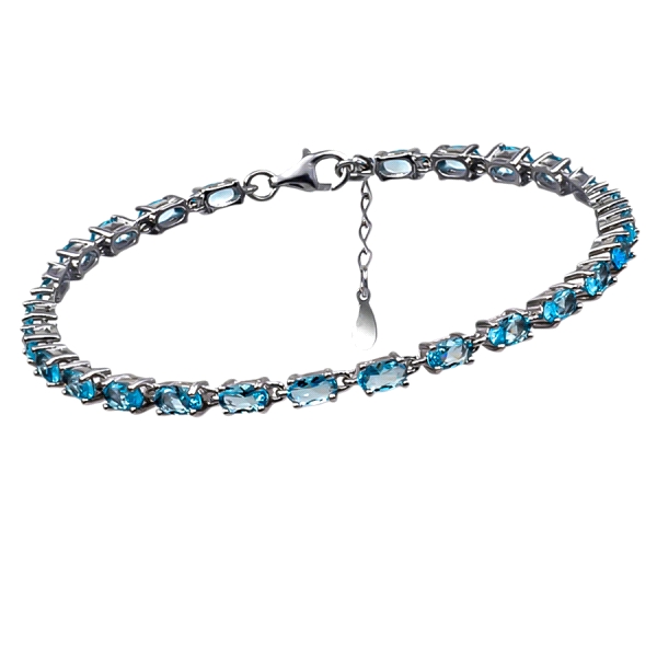 PULSERA MUJER PLATA 1ª LEY 18 + 4 CM.                                                               