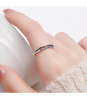 ANILLO JUVENIL PLATA 1ª LEY CIRCONITAS COLOR