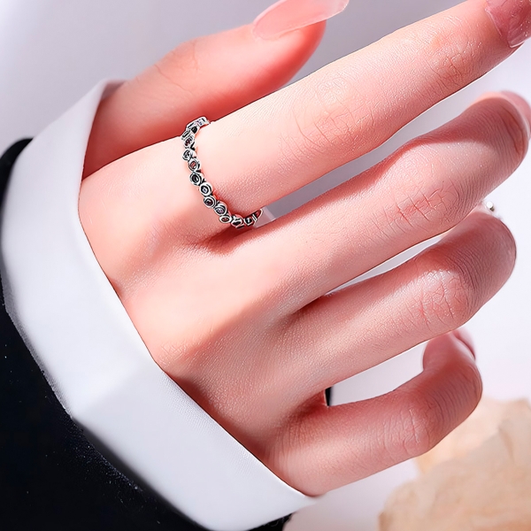 ANILLO JUVENIL PLATA 1ª LEY CIRCONITAS COLOR