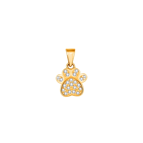 COLGANTE HUELLA ANIMAL PLATA 1ª LEY CHAP                                                            