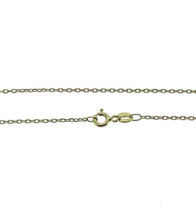 COLLAR CADENA FORZADA ORO 18 KTES. 40 CM