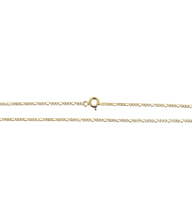 COLLAR CADENA 3 X 1 ORO 18 KTES. 50 CM.                                                             