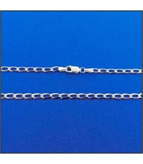 CADENA BILBAO PLATA 1ª LEY MACIZA 50 CM                                                             