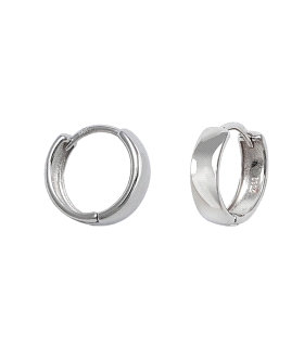 PENDIENTES CRIOLLAS UNISEX PLATA  1ª LEY                                                            
