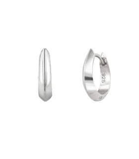 PENDIENTES CRIOLLA PLATA 4 X 17 MM                                                                  