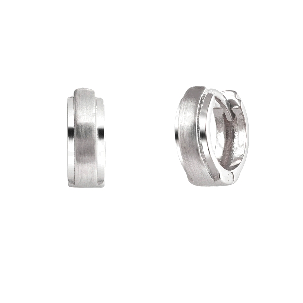 PENDIENTES CRIOLLA PLATA 5 X 12 MM                                                                  