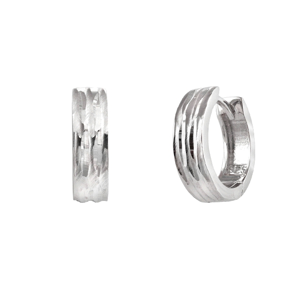 PENDIENTES CRIOLLA PLATA 4.50 X 15 MM                                                               