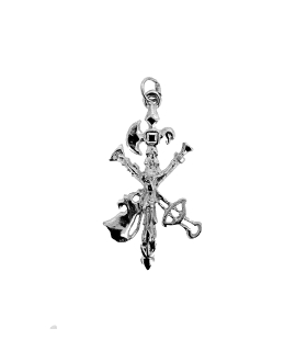 COLGANTE CRUZ LEGION PLATA LEY 38 X 21 M                                                            