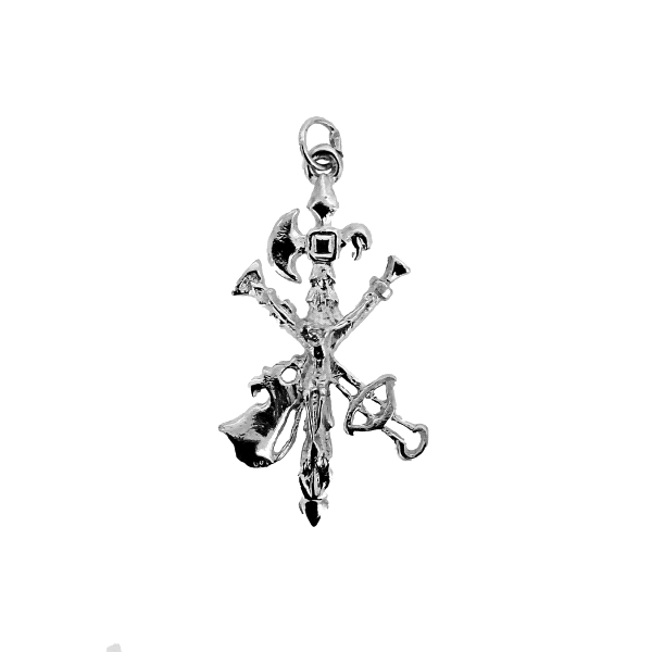 COLGANTE CRUZ LEGION PLATA LEY 38 X 21 M                                                            