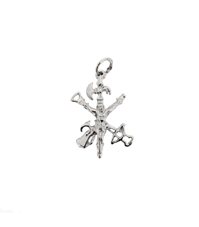 COLGANTE CRUZ LEGION PLATA LEY 25 X 15 M                                                            