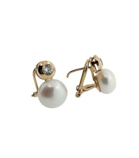 PENDIENTES BODA TU Y YO ORO 18 KTES. 9 M                                                            