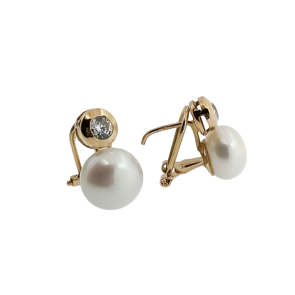 PENDIENTES BODA TU Y YO ORO 18 KTES. 9 M                                                            