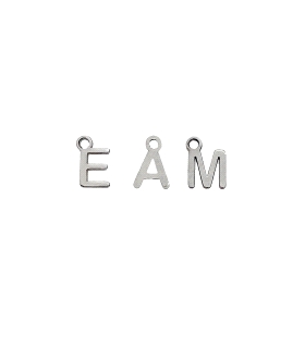 LETRAS PULSERA MACRAME PLATA 1ª LEY 6 X                                                             