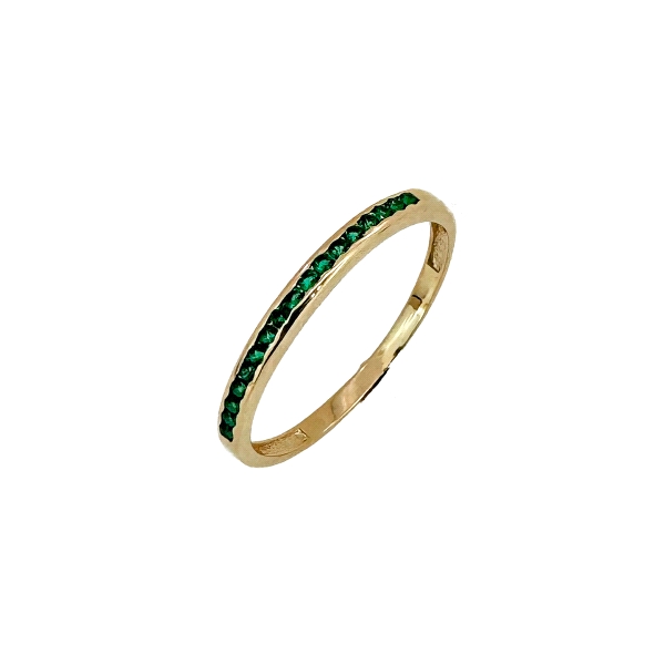 ANILLO PROMETIDA ORO 18 KTES. CIRCONITAS                                                            