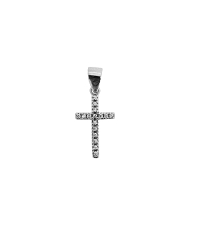 COLGANTE CRUZ  PLATA 1ª LEY 15 X 9 MM.                                                              